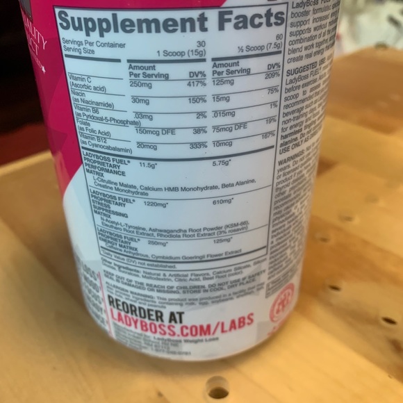 Lady Boss Fuel preworkout - Picture 2 of 3